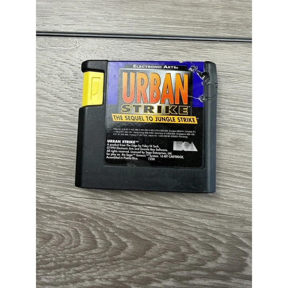Urban Strike 1994 Electronic Arts Sega Genesis 7350 Video Game Loose